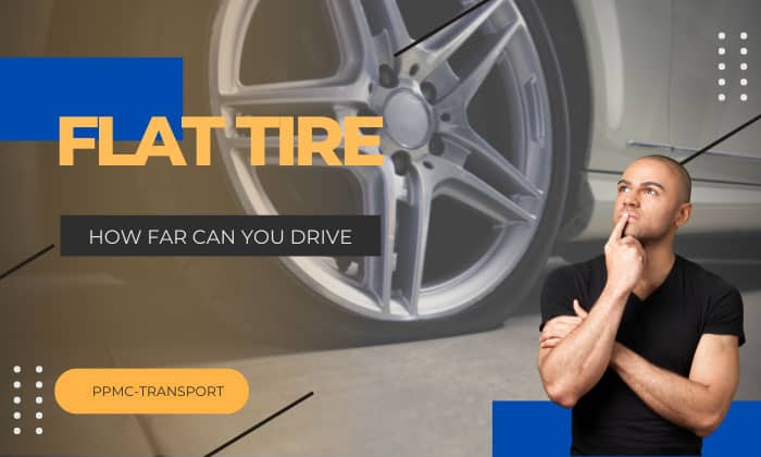 how far can you drive on a flat tire