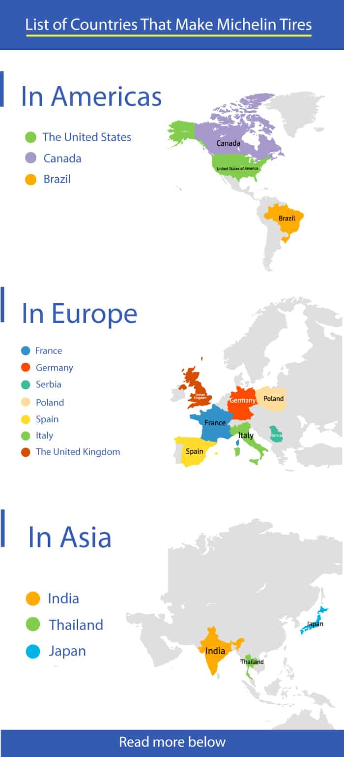 Where Are Michelin Tires Made? (13 Countries)