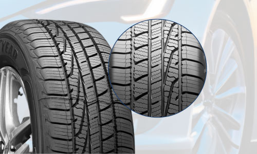 Tread-Design-And-Compound-tires-of-goodyear-assurance-weatherready