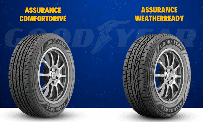 goodyear assurance comfortdrive vs weatherready