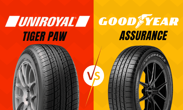 uniroyal tiger paw vs goodyear assurance