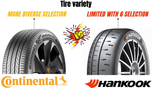 Tire-variety-of-continental-vs-hankook-tires