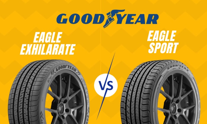 Goodyear Eagle Exhilarate vs Eagle-Sport