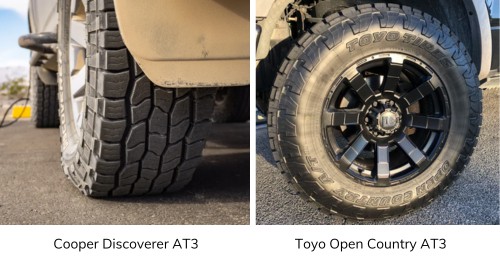 Cooper-Discoverer-AT3-vs-Toyo-Open-Country-AT3-on-road